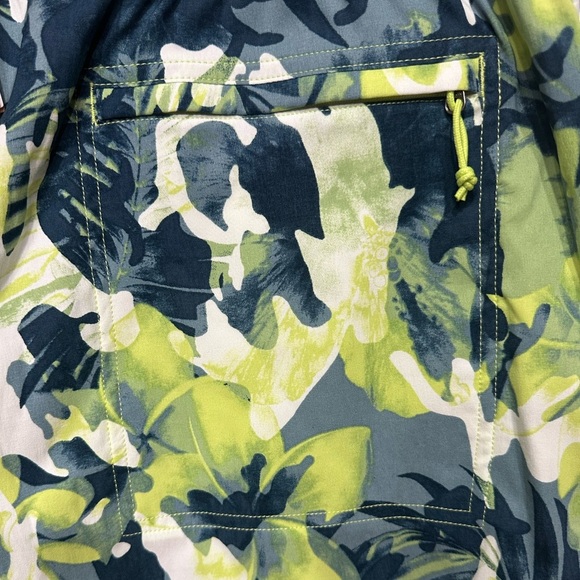 North Face Men's Swim Trunks Mens XL Green Blue Camo Swimwear Bottoms NEW - Picture 10 of 10